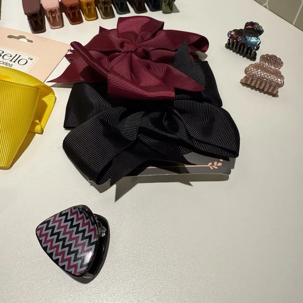 Hair Bows Clips Slides‎ Grips Accessories - Bundle